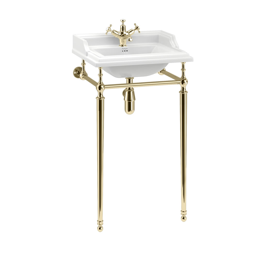 Classic basin 50cm 1TH and basin wash stand chrome